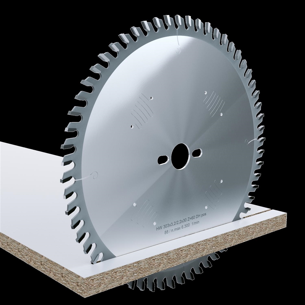 Hartmetallbestückte DHZ-Kreissägeblätter Dachhohlzahn (positiv)