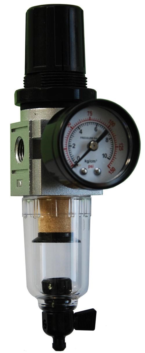 Filterdruckregler ¼" mit Wasserabscheider St.